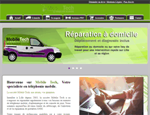 Tablet Screenshot of mobiletech-lille.com